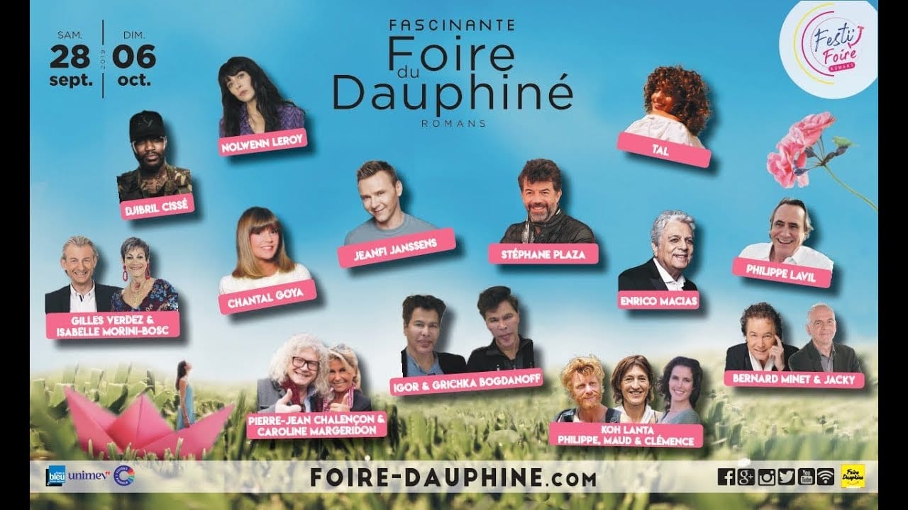 Affiche Foire Du Dauphine 2019